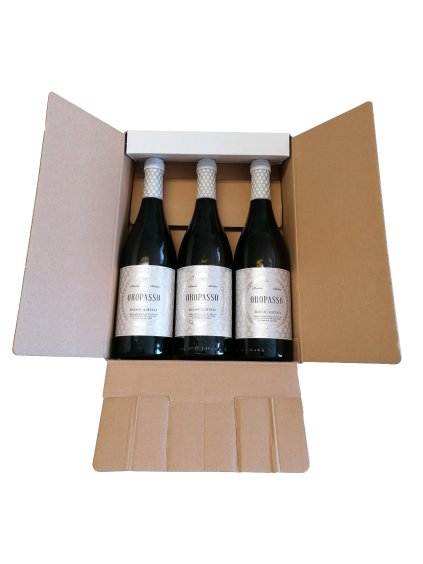 Confezione regalo da 3 bottiglie di Chardonnay-Garganega, Oropasso, Veneto, IGT, cantina Biscardo 3x 0,75l, 13%