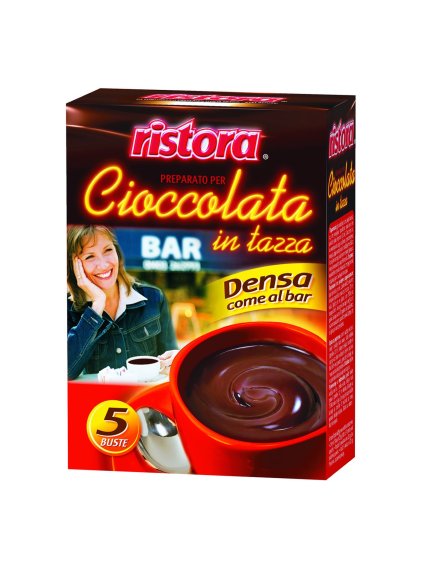 RISTORA PACK  sypká směs pro přípravu nápoje s příchutí  čokolády,  5x25g