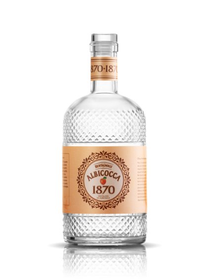 Apricot 1870, Acquavite frutta 1870 Albicocce, Distilleria Bertagnolli, 0.7L 40% Vol.