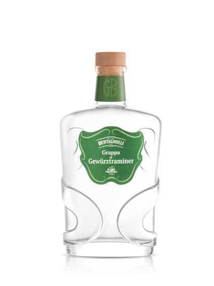 Grappa Gewürztraminer, Bertagnolli, 42%, 0,7L