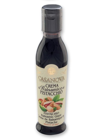 Crema di Balsamico ,al PISTACCHIO , glazé, výrobce Acetaia Casanova 220gr