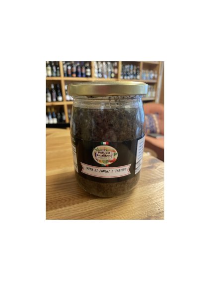 Tapenade, Crema di funghi e tartufo, mushroom and truffle cream, 500gr, Palluzzi e Bartolucci, Lazio, Italy