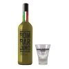Bombardino Premium® al PISTACCHIO 1L, 17% Vol., Italy + 1x glass of Bombardino Premium®, MADE IN ITALY