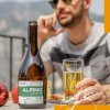 ALPINO, medium SIDRO, jablečný cider, TRENTINO,  Melchiori , MADE IN ITALY 0,5L, 5% vol.
