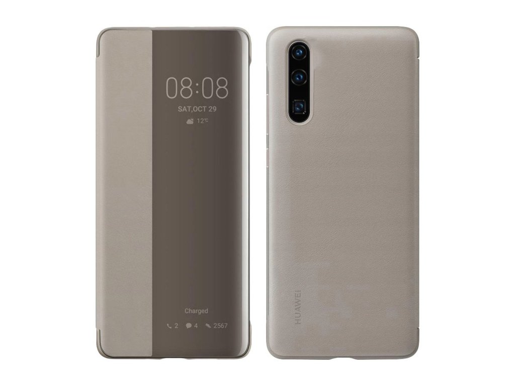 eng pl Huawei Smart View Flip Cover Bookcase Type Case with Smart Window for Huawei P30 brown 51992864 49404 1