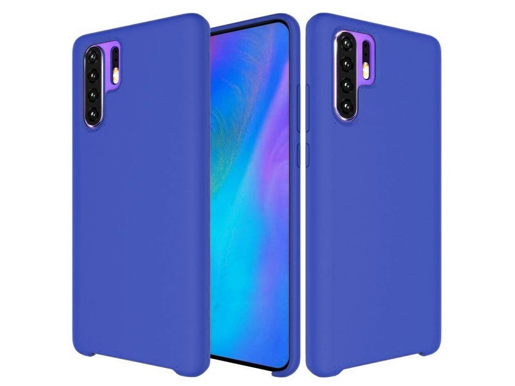 Download Flexibilní Soft kryt na Huawei P30 Pro - tmavě modrý - Bewear.cz