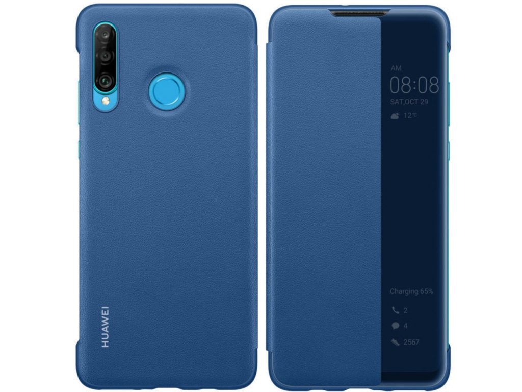 eng pl Huawei Smart View Flip Cover Bookcase Type Case with Smart Window for Huawei P30 Lite blue 51993077 50511 1
