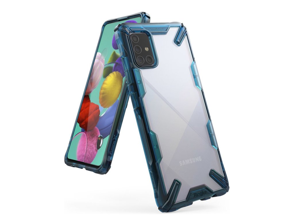 Ringke Fusion X kryt na Samsung Galaxy A71 modrý |☆|