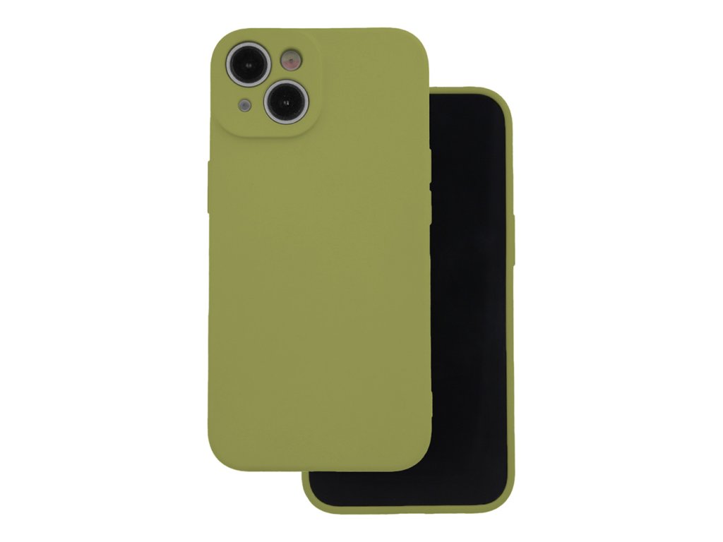 Silikonový kryt na Samsung Galaxy A35 - olivový