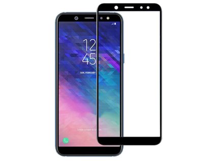 3D Tvrzené sklo na Samsung Galaxy A6 černé