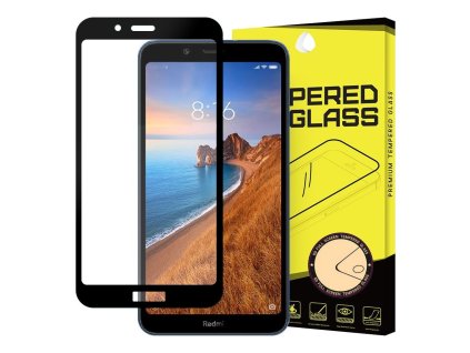 eng pl Wozinsky Tempered Glass Full Glue Super Tough Screen Protector Full Coveraged with Frame Case Friendly for Xiaomi Redmi 7A black 51661 1