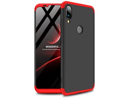 eng pl GKK 360 Protection Case Front and Back Case Full Body Cover Xiaomi Mi Play black red 47979 1