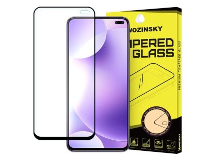 eng pl Wozinsky Tempered Glass Full Glue Super Tough Screen Protector Full Coveraged with Frame Case Friendly for Xiaomi Redmi K30 black 56561 1