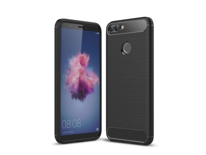 Matný carbon styl kryt na Huawei p smart