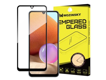 eng pl Wozinsky Tempered Glass Full Glue Super Tough Screen Protector Full Coveraged with Frame Case Friendly for Samsung Galaxy A32 4G black 70404 1