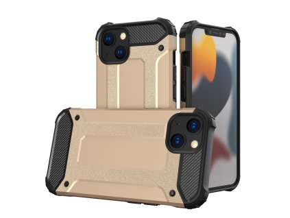 eng pl Hybrid Armor Case Tough Rugged Cover for iPhone 13 golden 74430 1