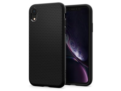 eng pl Spigen Liquid Air Flexible Case TPU Cover for iPhone XR black 064CS24872 42983 1