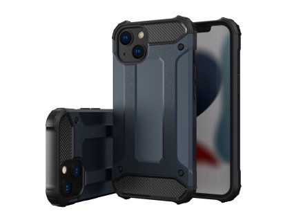eng pl Hybrid Armor Case Tough Rugged Cover for iPhone 13 mini blue 74433 1