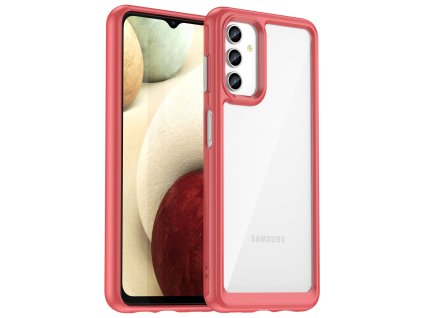 eng pl Outer Space Case for Samsung Galaxy A13 5G cover with a flexible frame red 106631 1