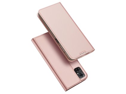 eng pl Dux Ducis Skin Pro Case For Xiaomi Redmi Note 11E Redmi 10 5G Redmi 10 Prime 5G Poco M4 5G Cover Flip Card Wallet Stand Pink 120244 1