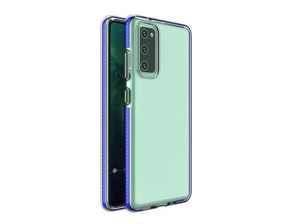 TPU Spring ultratenký kryt na Xiaomi Redmi Note 10 4G / Redmi Note 10s - tmavě modrý