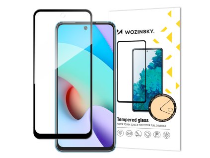 3D Full Glue tvrzené sklo na Xiaomi Redmi 10 / 10 2022 / Note 11 4G - černé
