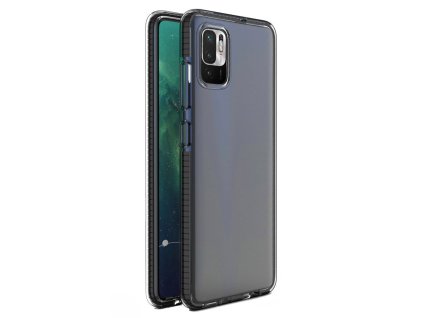 TPU Spring ultratenký kryt na Xiaomi Redmi Note 10 5G / Poco M3 Pro 5G - černý