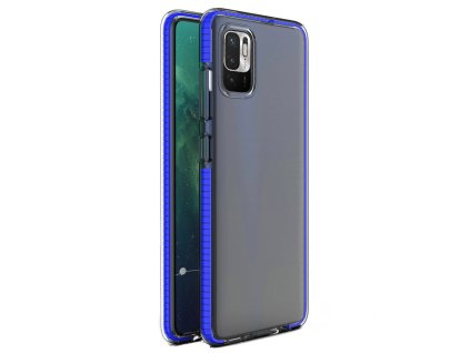 TPU Spring ultratenký kryt na Xiaomi Redmi Note 10 5G / Poco M3 Pro 5G - tmavě modrý
