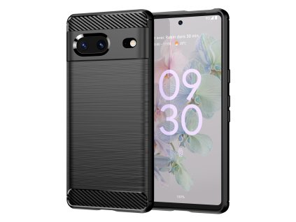 Ohebný carbon kryt na Google Pixel 7 - černý