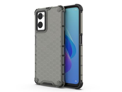Honeycomb armor kryt na Oppo A76 / Oppo A36 / Realme 9i - černý