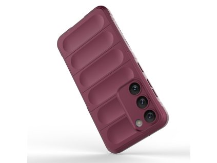 Magic Shield flexibilní Armor kryt na Samsung Galaxy S23 Plus - vínový