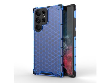 Honeycomb armor kryt na Samsung Galaxy S23 Ultra - modrý