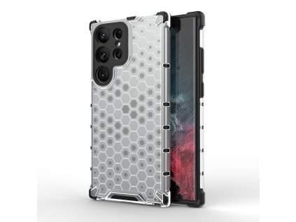 Honeycomb armor kryt na Samsung Galaxy S23 Ultra - transparentní