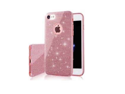 Třpytivý kryt na Huawei P30 Lite - růžový