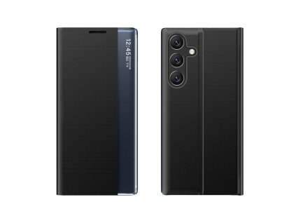Pouzdro Sleep Flip S-View Cover na Samsung Galaxy A24 - černé