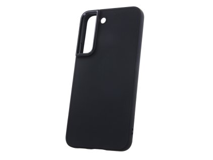 Saténový kryt na Samsung Galaxy S22 – černý