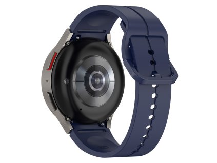Silikonový pásek na Samsung Galaxy Watch 4 / 5 (40 mm) - tmavě modrý