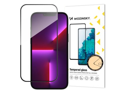 3D Full Glue tvrzené sklo na iPhone 15 Pro Max - černé
