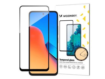 3D Full Glue tvrzené sklo na Xiaomi Redmi 12 / 12 5G / 13 - černé