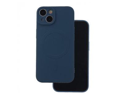 MAG silikonový obal na iPhone 15 Pro - tmavě modrý
