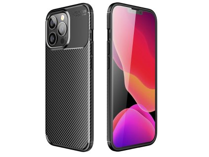 Ohebný carbon kryt na Samsung Galaxy A05s - černý