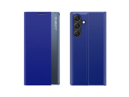 Pouzdro Sleep Flip S-View Cover na Samsung Galaxy A55 5G - modré