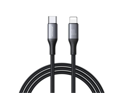 eng pl Joyroom S A28 Flash Series 30W USB C Lightning cable 1m black 195857 1