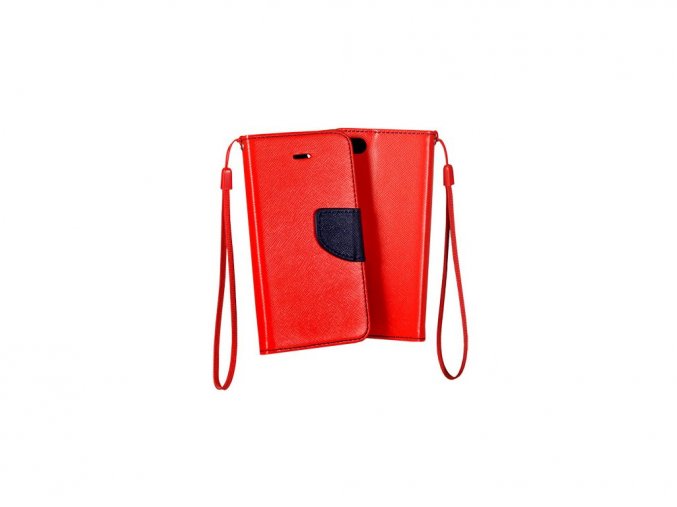 flipové pouzdro na Samsung S9 červené s páskem