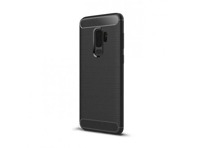 Ohebný carbon kryt na Samsung Galaxy S9 Plus - černý