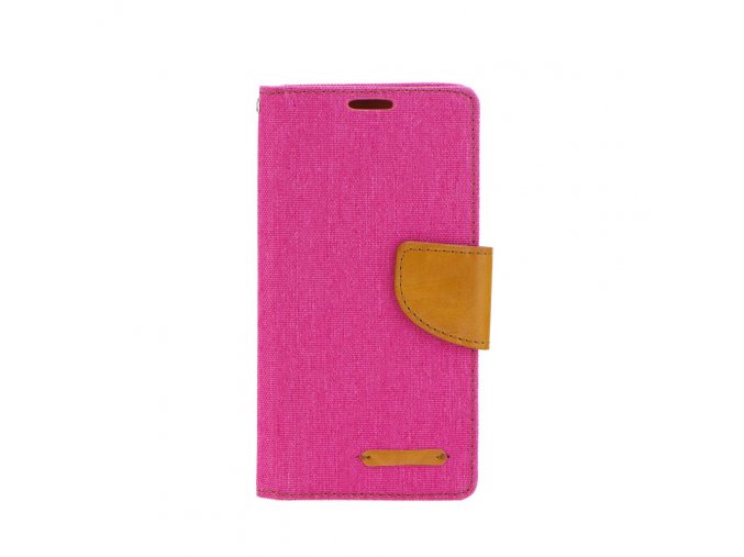 canvas pouzdro na Huawei P20 Lite růžové