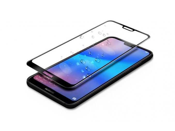 celoplošné 3D sklo na huawei p20 lite černé uprava