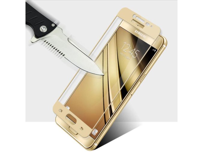 3D Tvrzené sklo na Samsung Galaxy J5 2017 zlaté