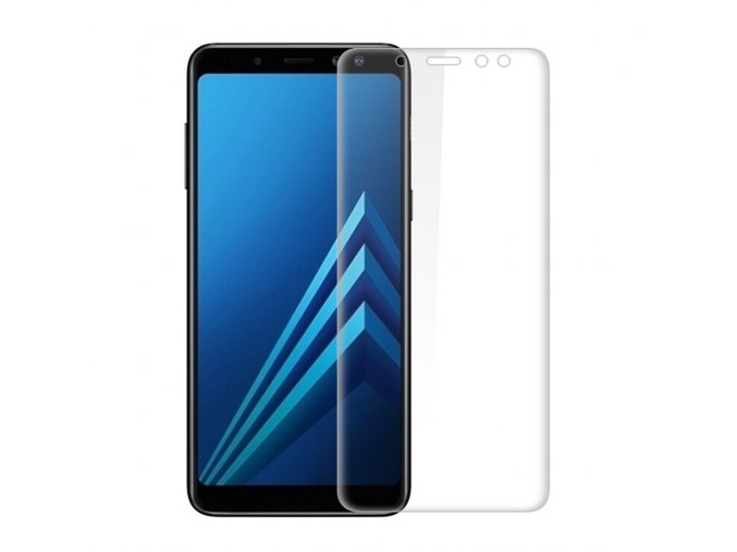 3D Tvrzené sklo na Samsung Galaxy A8 transparentní