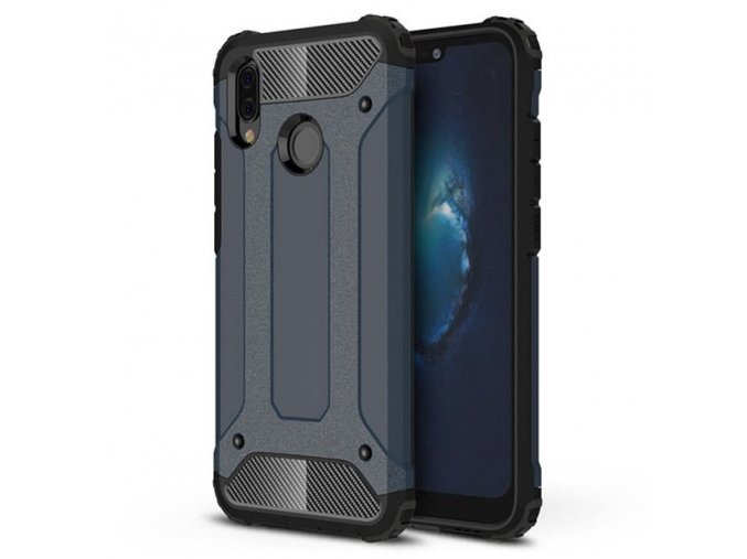 eng pl Hybrid Armor Case Tough Rugged Cover for Huawei P20 Lite blue 39561 1
